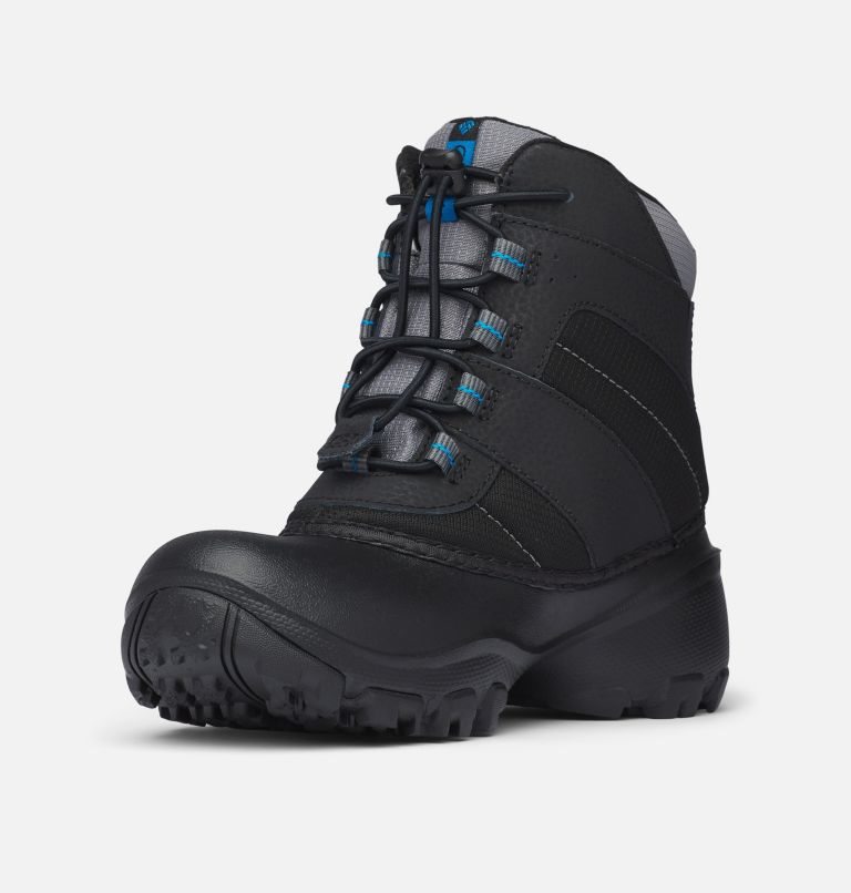 Kids' Columbia Rope Tow Waterproof Boots Black | CA-V0C1L