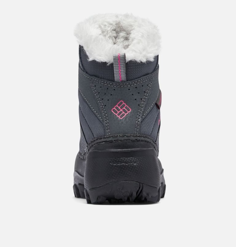 Kids' Columbia Rope Tow Waterproof Faux-Fur Trim Boots Dark Grey | CA-S3C68