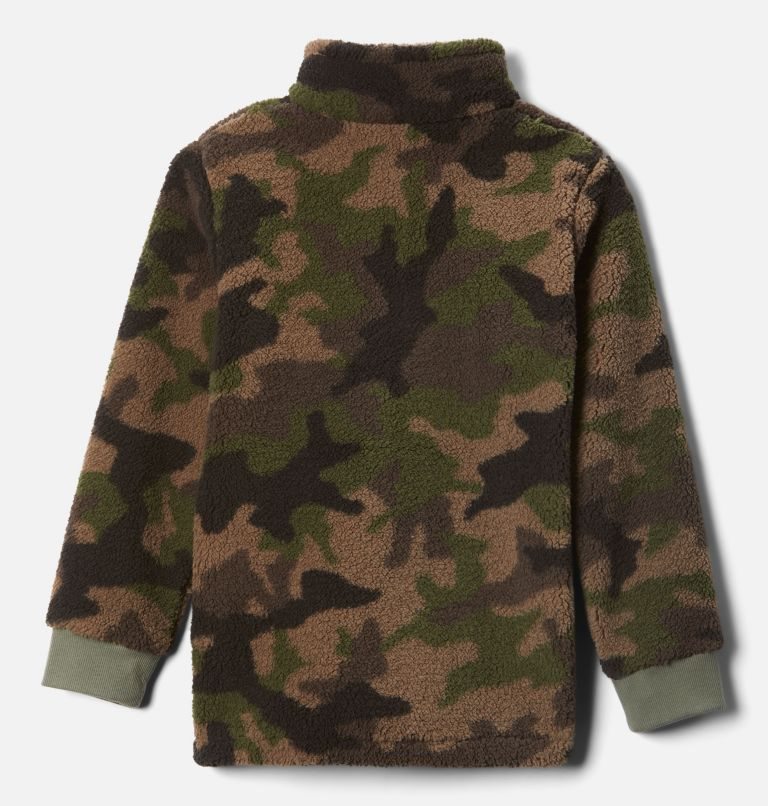 Kids' Columbia Rugged Ridge II Full Zip Sherpa Jackets Camo | CA-I4C53