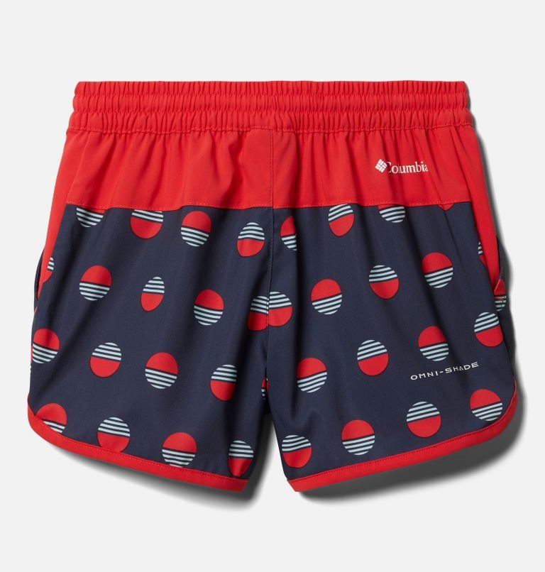 Kids' Columbia Sandy Shores Board Shorts Red / Navy | CA-O0A58