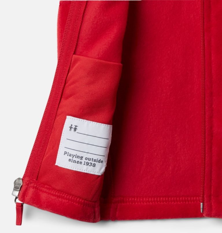 Kids' Columbia Steens Mountain Fleece Vest Red | CA-D36A5