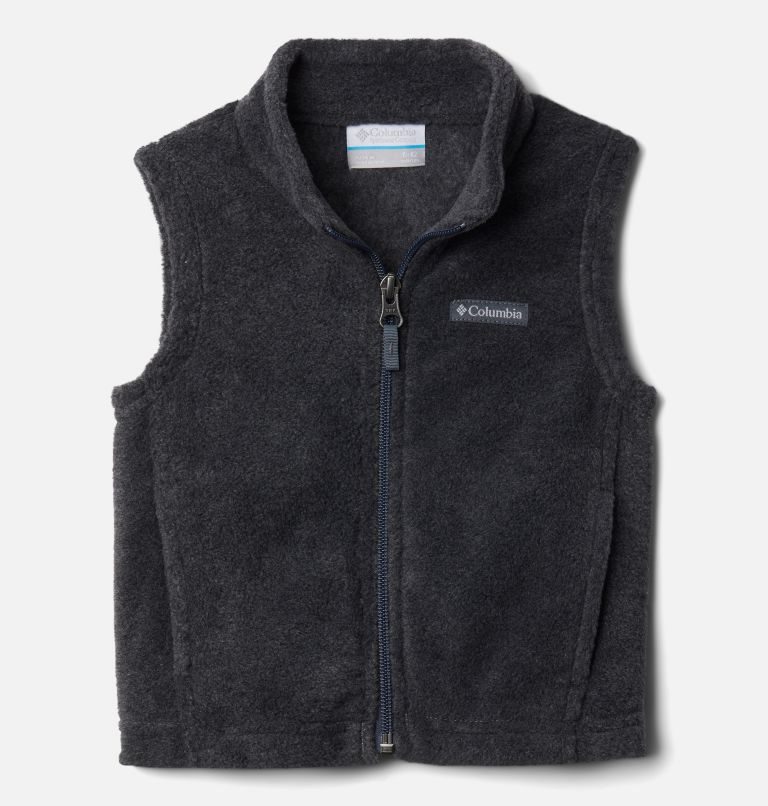 Kids\' Columbia Steens Mountain Fleece Vest Black | CA-W0164