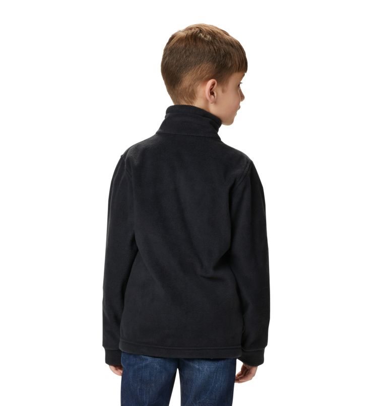 Kids' Columbia Steens Mountain II Fleece Jackets Black | CA-C3LA1