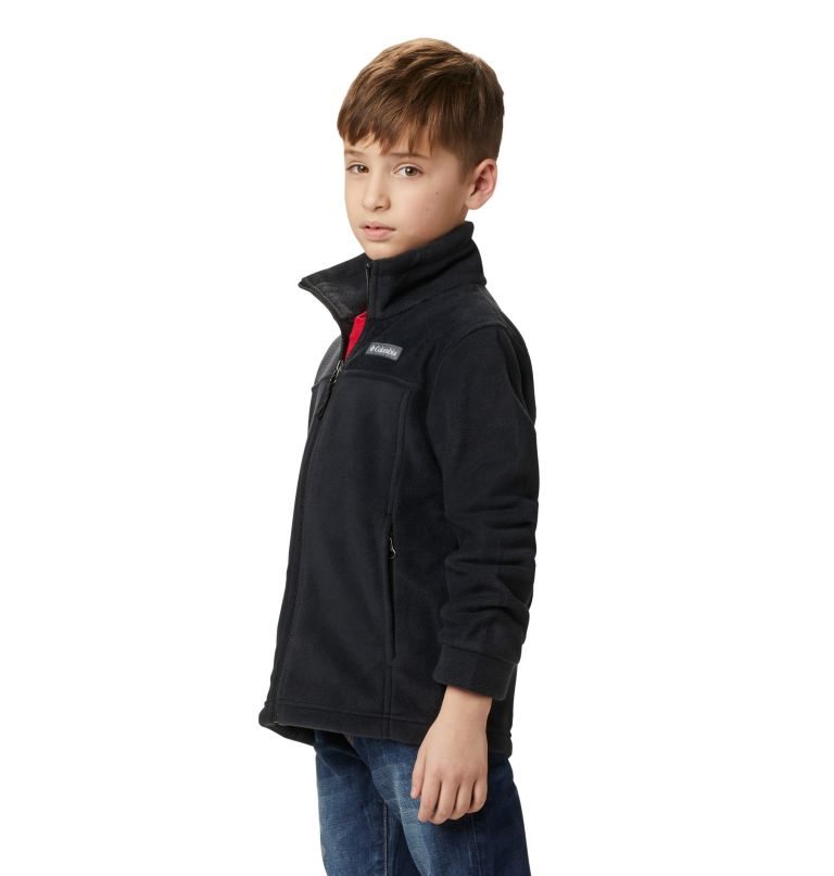 Kids' Columbia Steens Mountain II Fleece Jackets Black | CA-C3LA1