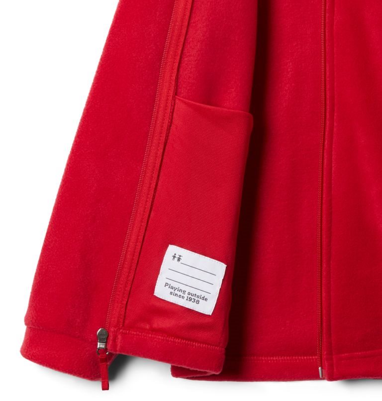 Kids' Columbia Steens Mountain II Fleece Jackets Red | CA-JL481