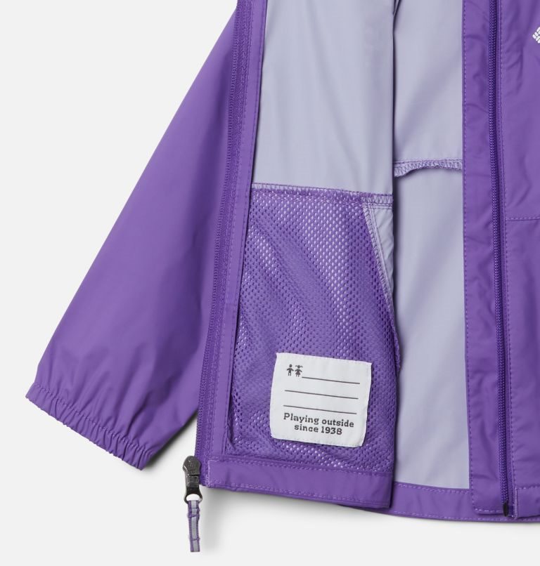 Kids' Columbia Switchback II Rain Jackets Lavender | CA-M8654