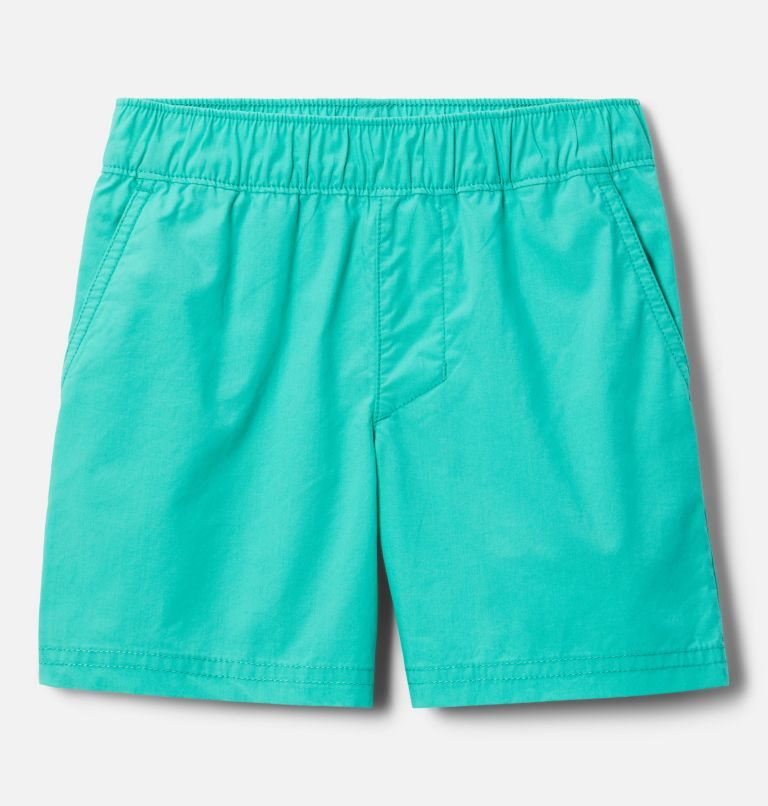 Kids\' Columbia Washed Out Shorts Turquoise | CA-T4381