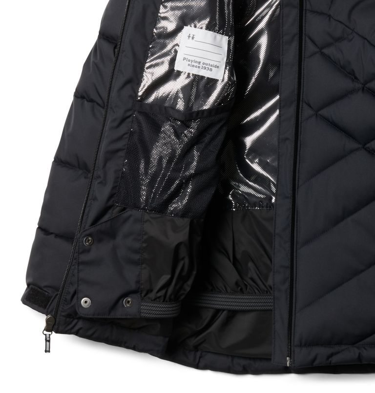 Kids' Columbia Winter Powder Quilted Jackets Black | CA-O36CL