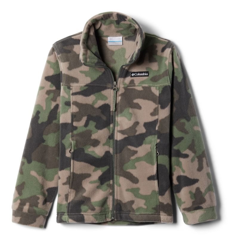 Kids\' Columbia Zing III Printed Fleece Jackets Camo | CA-OC54A