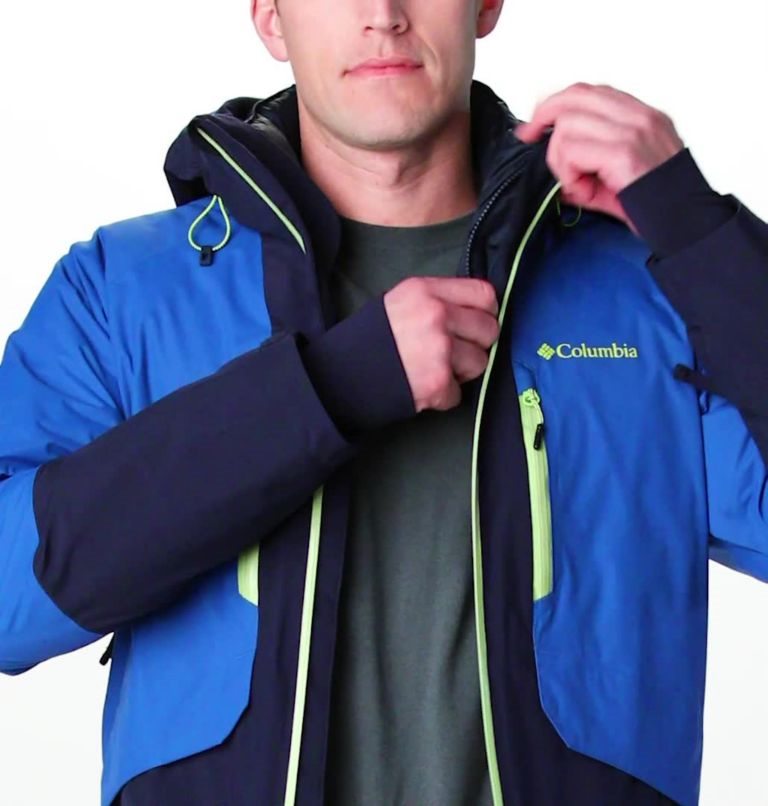 Men's Columbia Aerial Ascender Omni-Heat Infinity Interchange Insulated Jackets Navy | CA-C4518