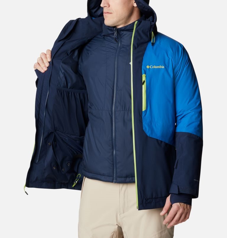 Men's Columbia Aerial Ascender Omni-Heat Infinity Interchange Insulated Jackets Navy | CA-C4518