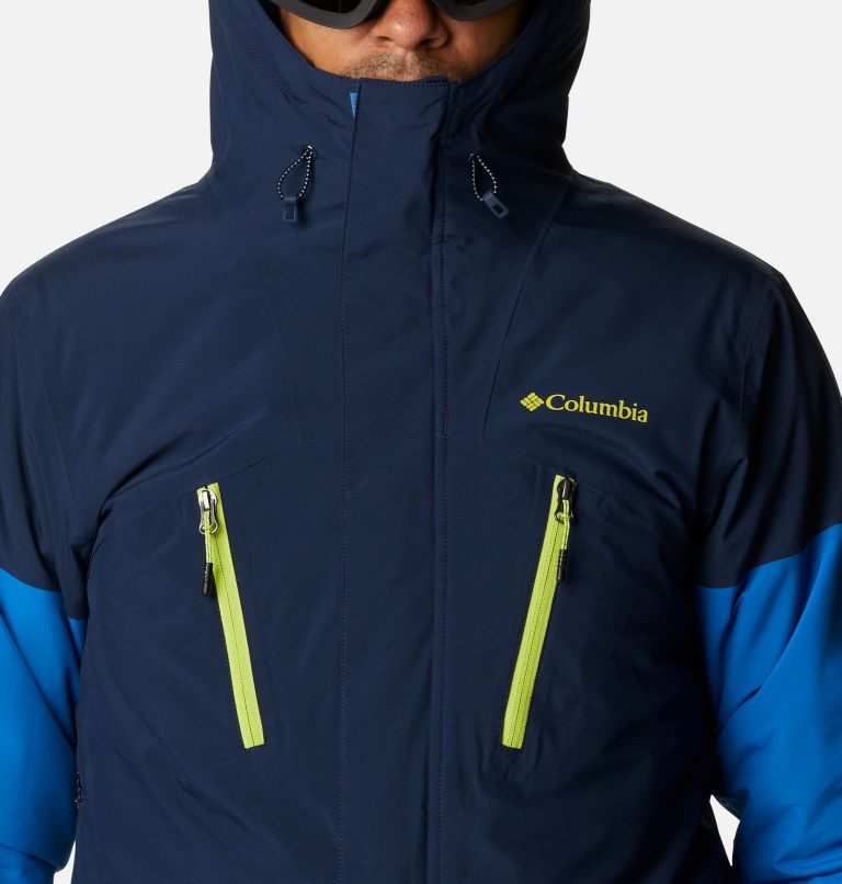 Men's Columbia Aerial Ascender Omni-Heat Infinity Insulated Jackets Navy | CA-N683L