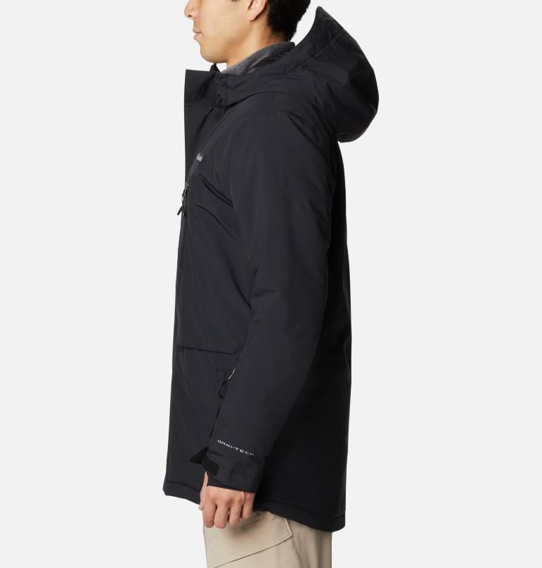 Men's Columbia Aerial Ascender Omni-Heat Infinity Insulated Jackets Black | CA-X1A54