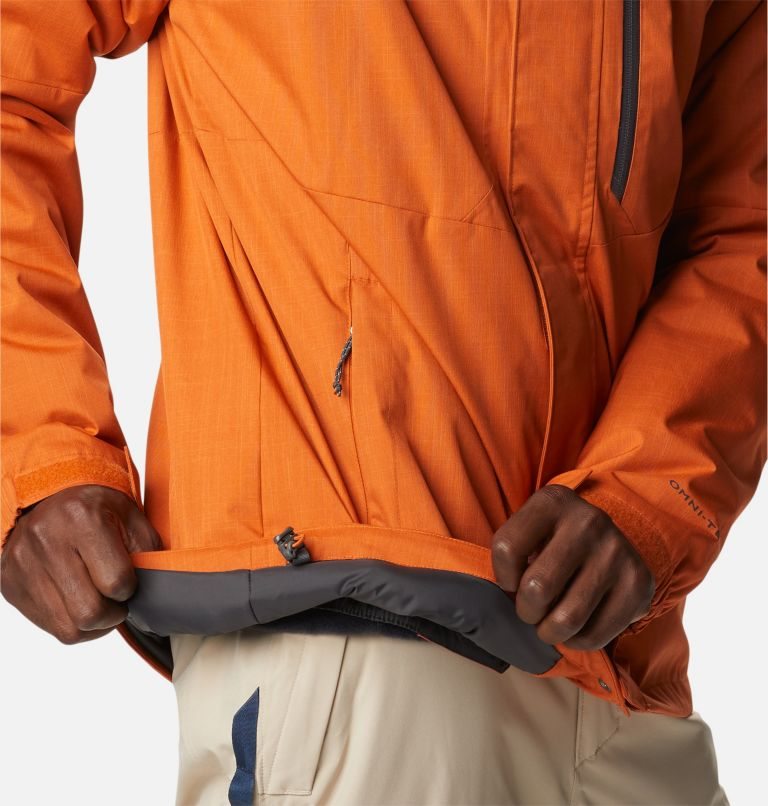 Men's Columbia Alpine Action Ski Insulated Jackets Orange | CA-B5AC3