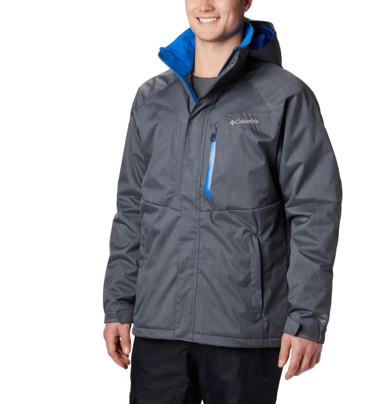 Men\'s Columbia Alpine Action Ski Insulated Jackets Dark Grey | CA-L4560