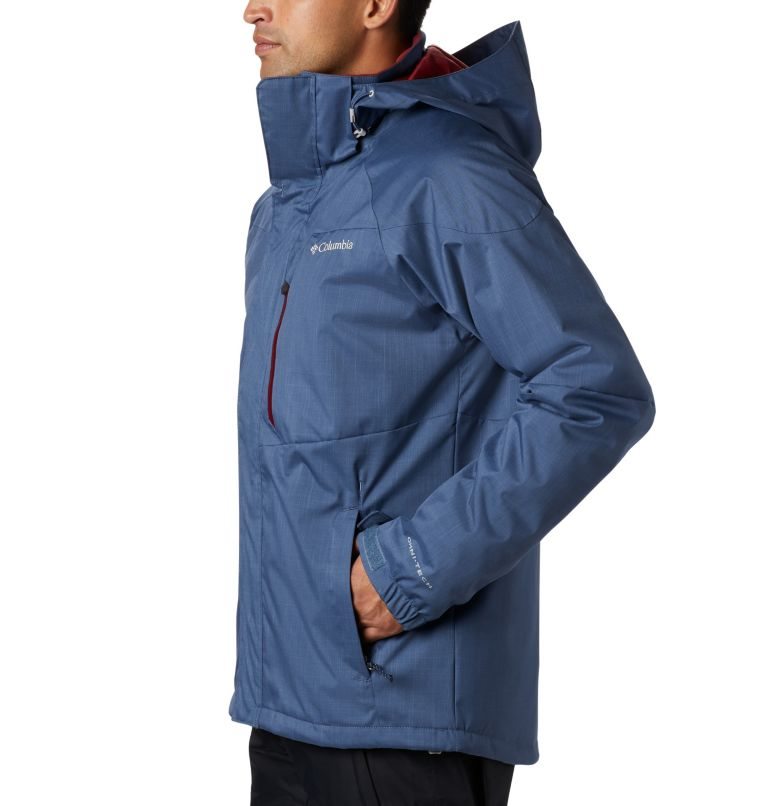 Men's Columbia Alpine Action Ski Insulated Jackets Navy | CA-W0L63