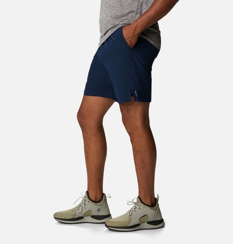 Men's Columbia Alpine Chill Zero Shorts Navy | CA-X5C08