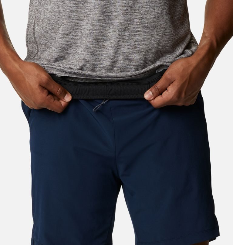 Men's Columbia Alpine Chill Zero Shorts Navy | CA-X5C08