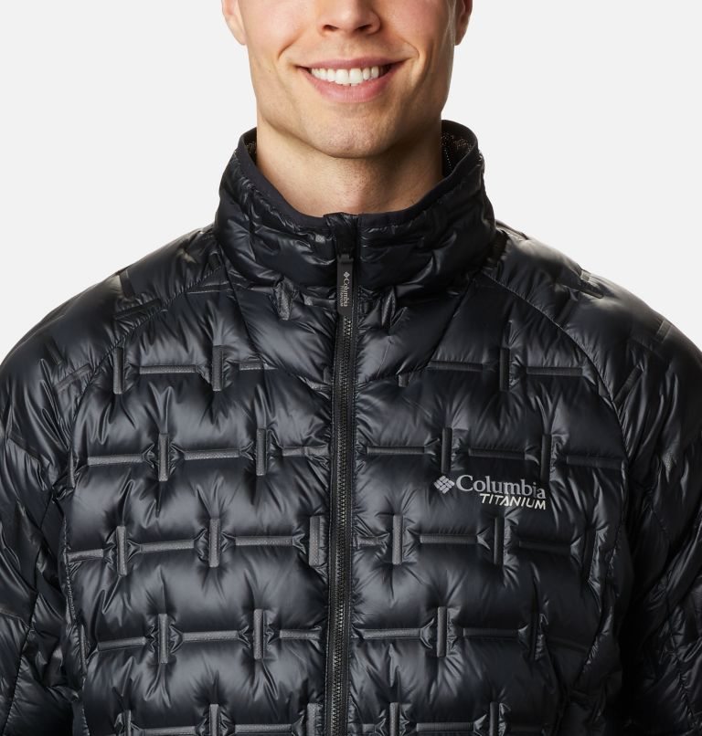 Men's Columbia Alpine Crux Down Jackets Black | CA-D6180