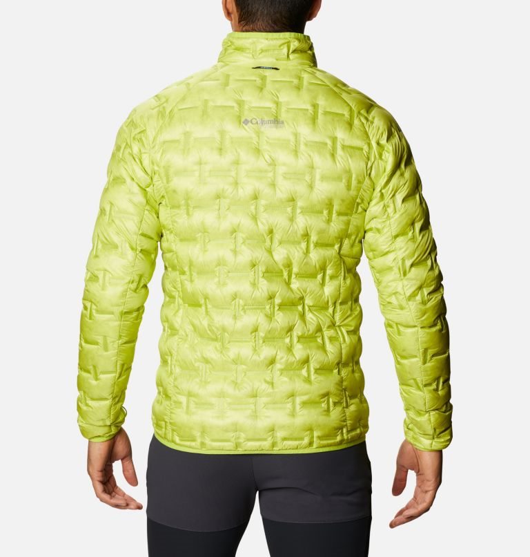 Men's Columbia Alpine Crux Down Jackets Lemon | CA-FA046