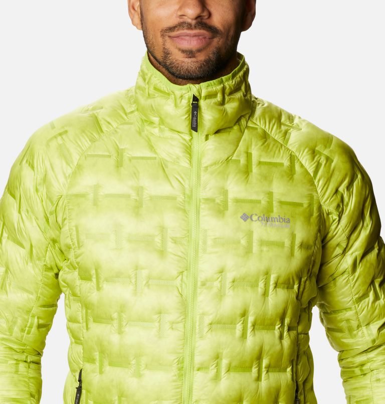 Men's Columbia Alpine Crux Down Jackets Lemon | CA-FA046