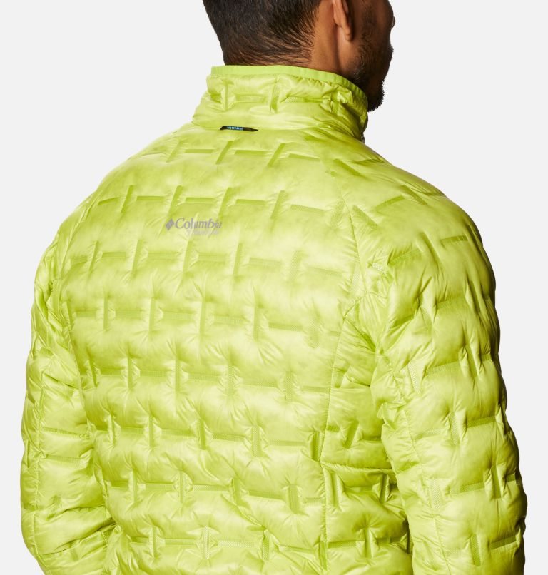 Men's Columbia Alpine Crux Down Jackets Lemon | CA-FA046