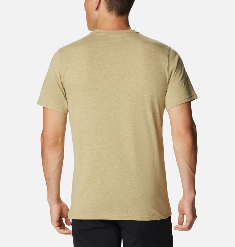 Men's Columbia Alpine Way Graphic T Shirts Olive | CA-H45C0