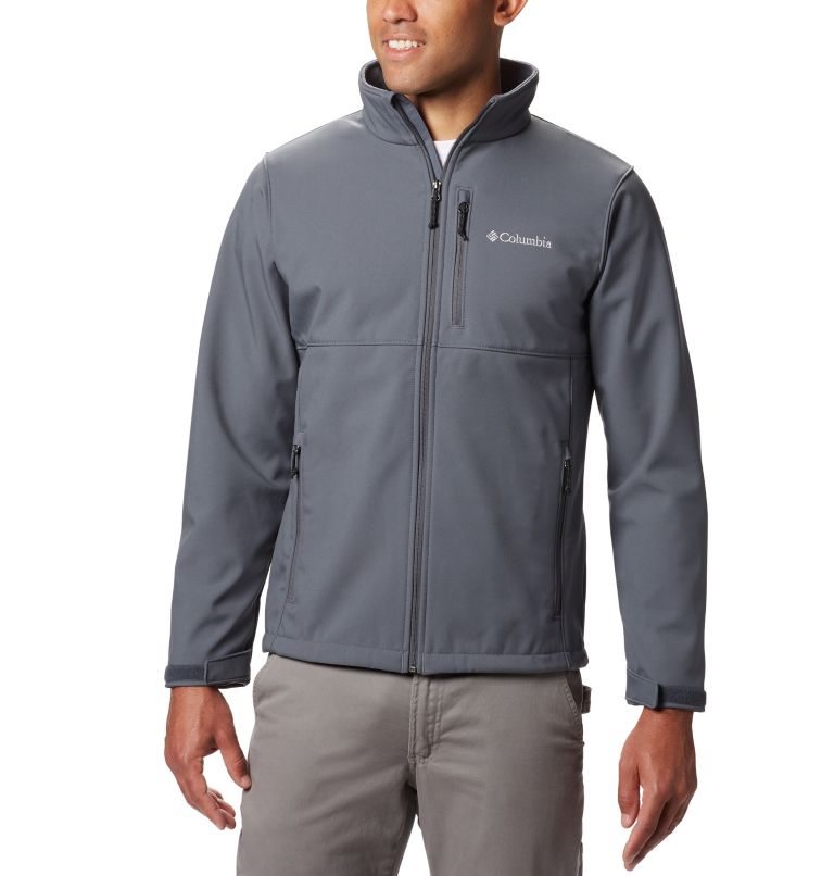 Men\'s Columbia Ascender Shell Jackets Dark Grey | CA-T5460