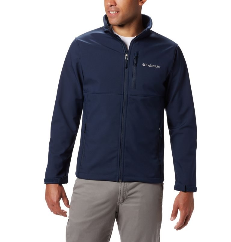 Men\'s Columbia Ascender Shell Jackets Navy | CA-I0861