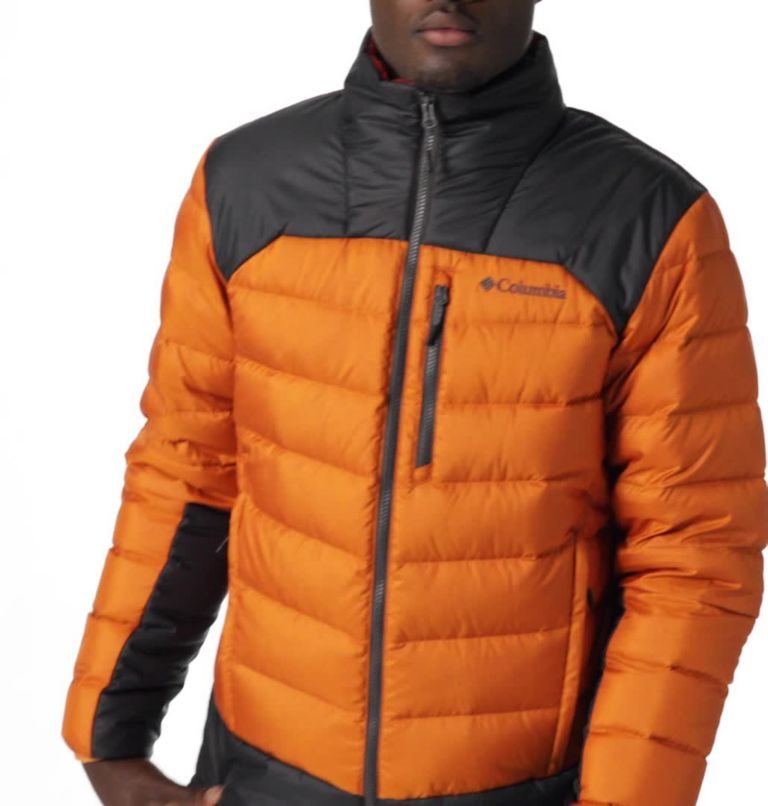 Men's Columbia Autumn Park Down Jackets Orange | CA-B0A14