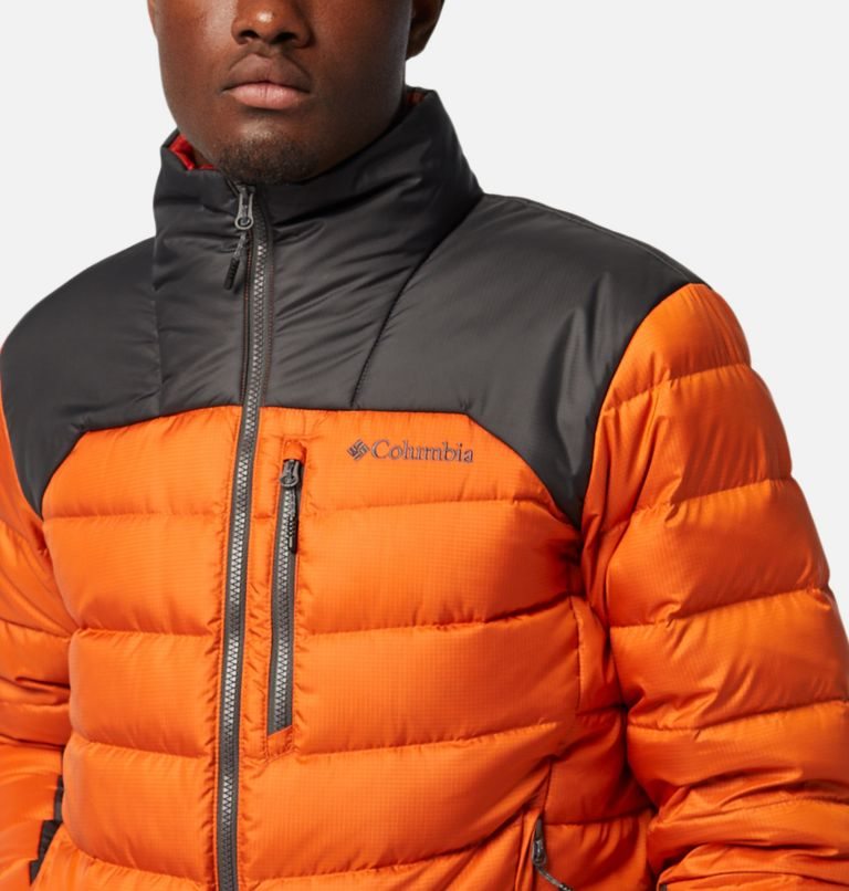 Men's Columbia Autumn Park Down Jackets Orange | CA-B0A14