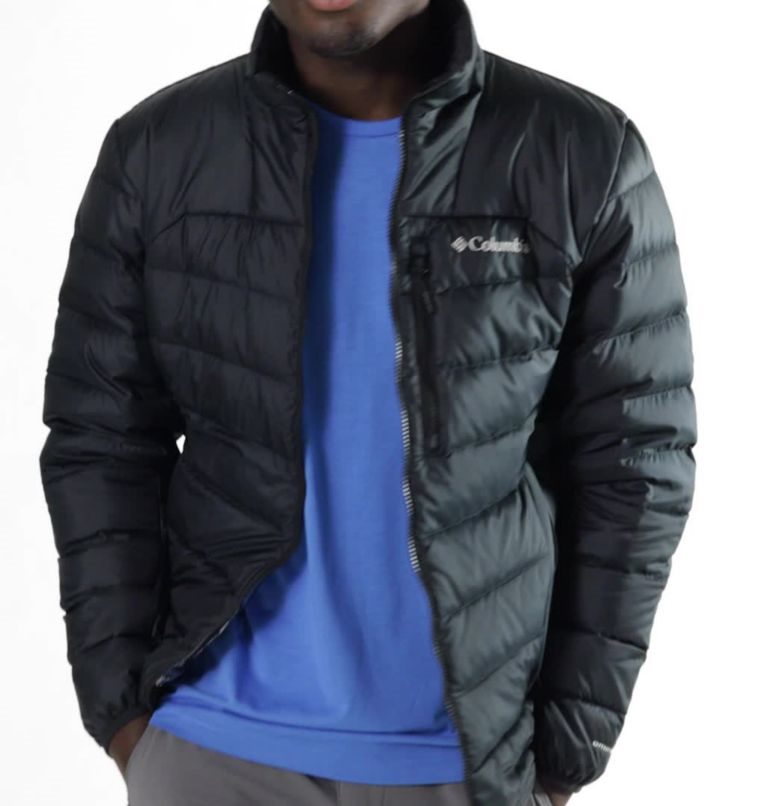 Men's Columbia Autumn Park Down Jackets Black | CA-N1635