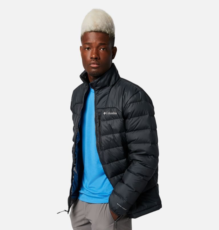 Men's Columbia Autumn Park Down Jackets Black | CA-N1635