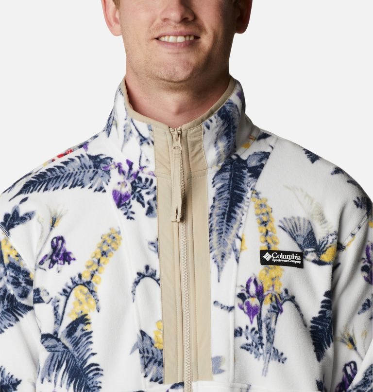 Men's Columbia Back Bowl Lightweight Fleece Jackets Flower | CA-P58C4