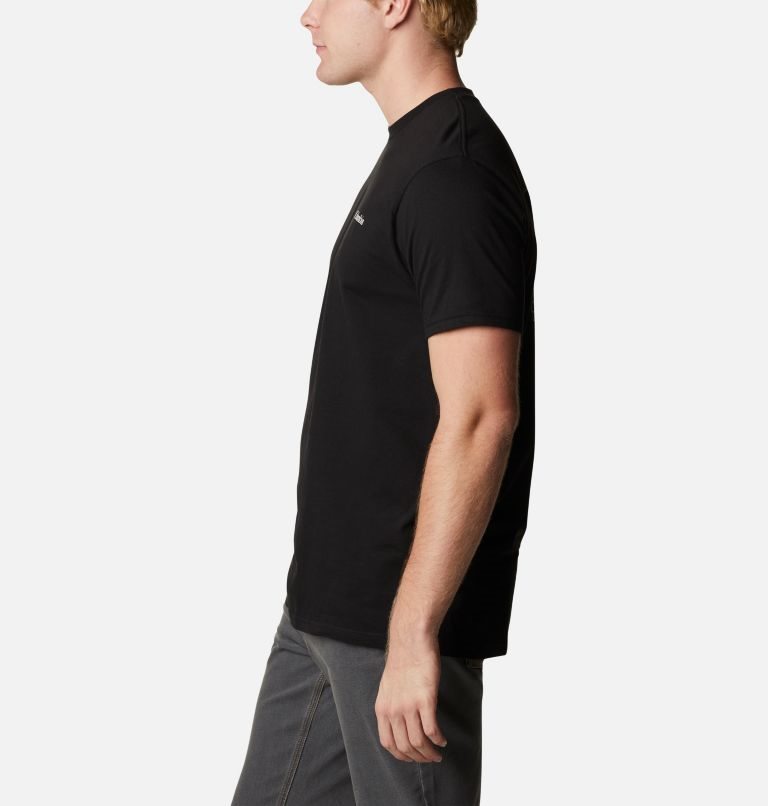 Men's Columbia Bound Graphic T Shirts Black | CA-JC586