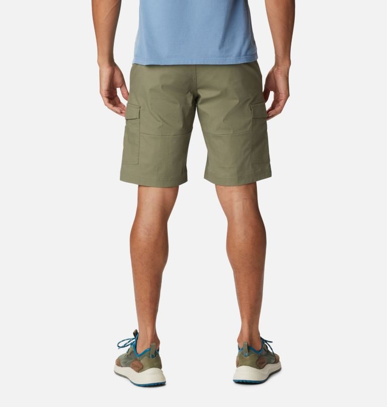 Men's Columbia Brentyn Trail Casual Cargo Shorts Olive | CA-W4L85