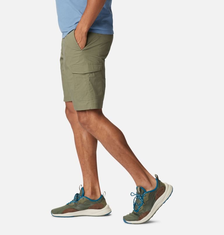 Men's Columbia Brentyn Trail Casual Cargo Shorts Olive | CA-W4L85