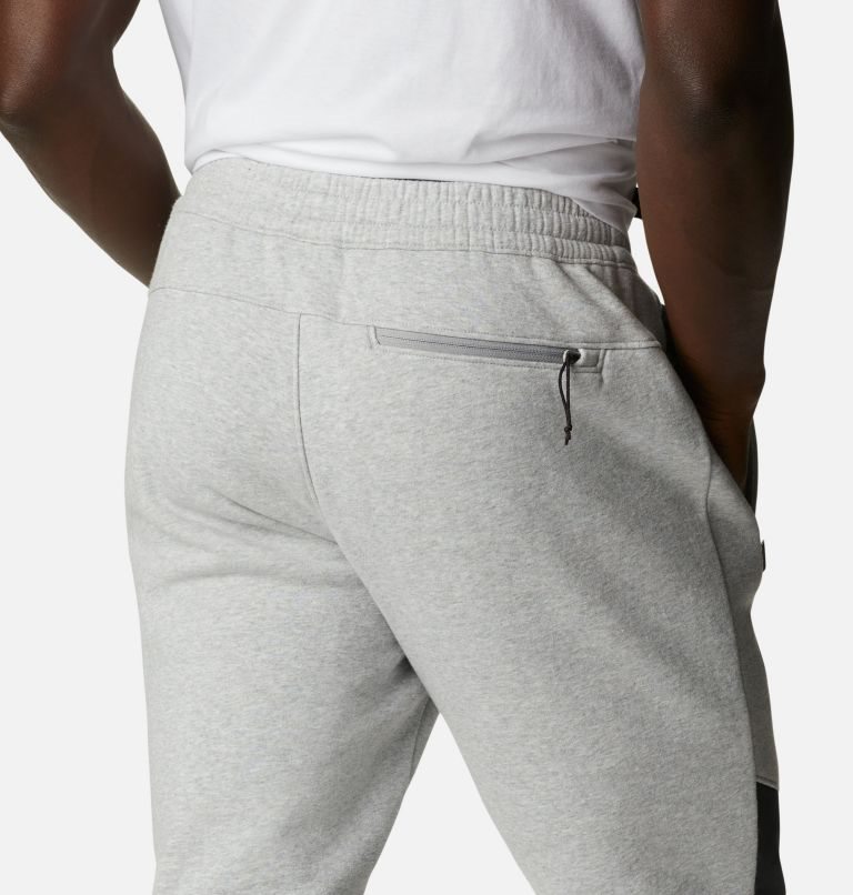 Men's Columbia Bubba Wallace Knit Jogger Light Grey | CA-H4638