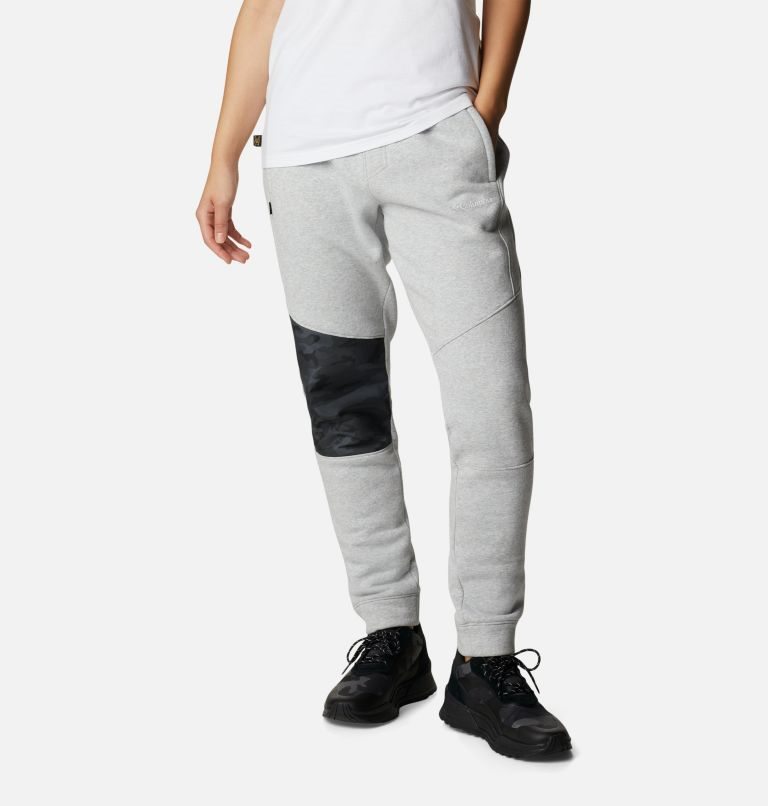 Men's Columbia Bubba Wallace Knit Jogger Light Grey | CA-H4638