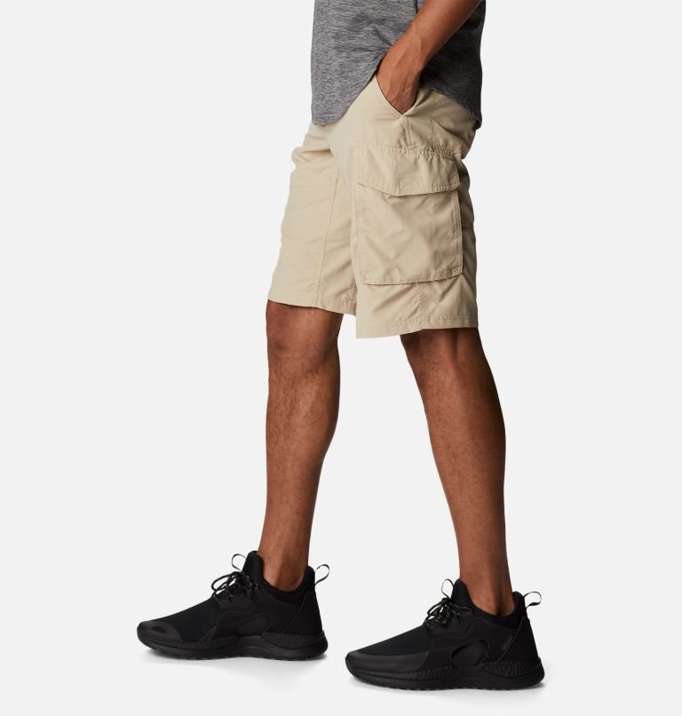 Men's Columbia Buckle Point Shorts Khaki | CA-G1306