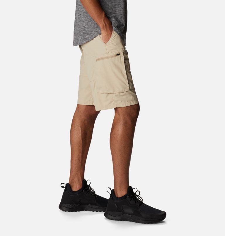 Men's Columbia Buckle Point Shorts Khaki | CA-G1306