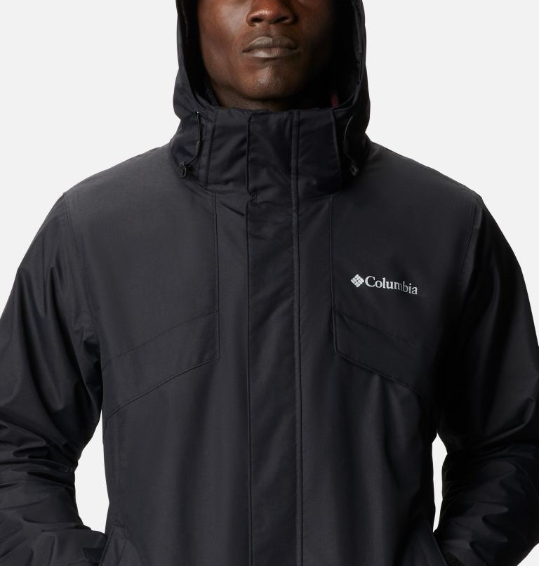 Men's Columbia Bugaboo II Interchange Fleece Jackets Black | CA-S4583