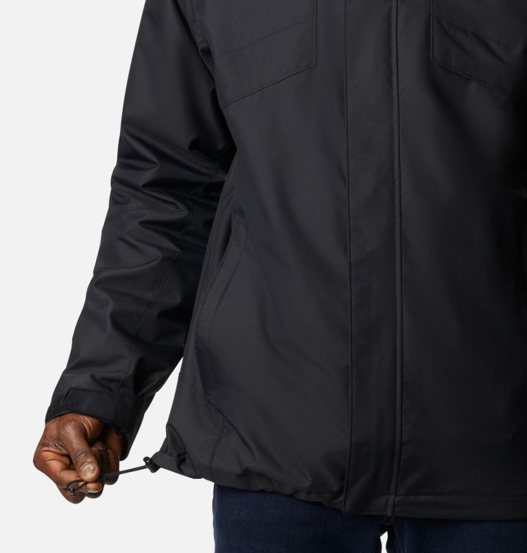 Men's Columbia Bugaboo II Interchange Fleece Jackets Black | CA-S4583