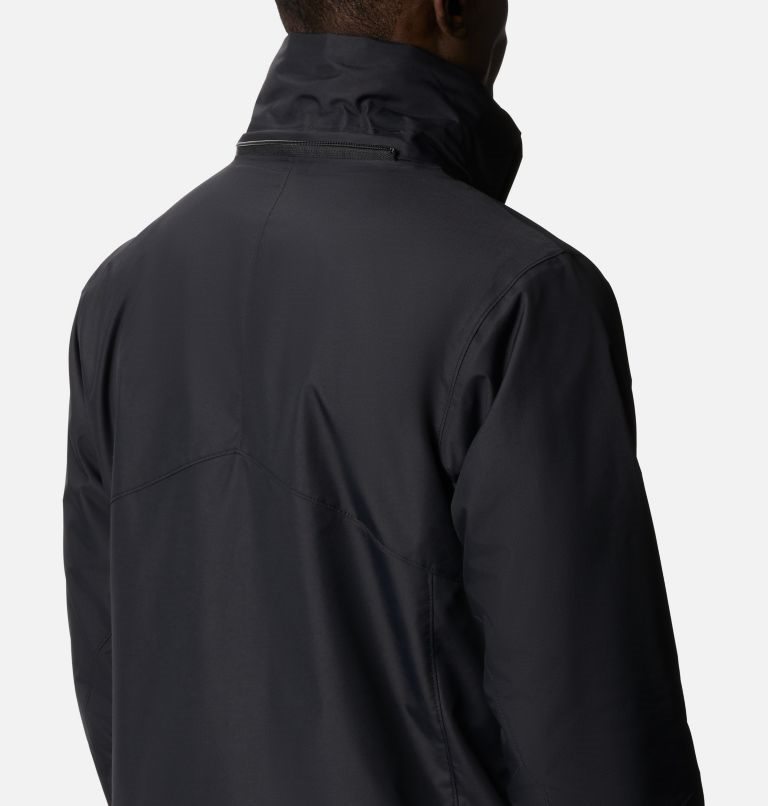 Men's Columbia Bugaboo II Interchange Fleece Jackets Black | CA-S4583