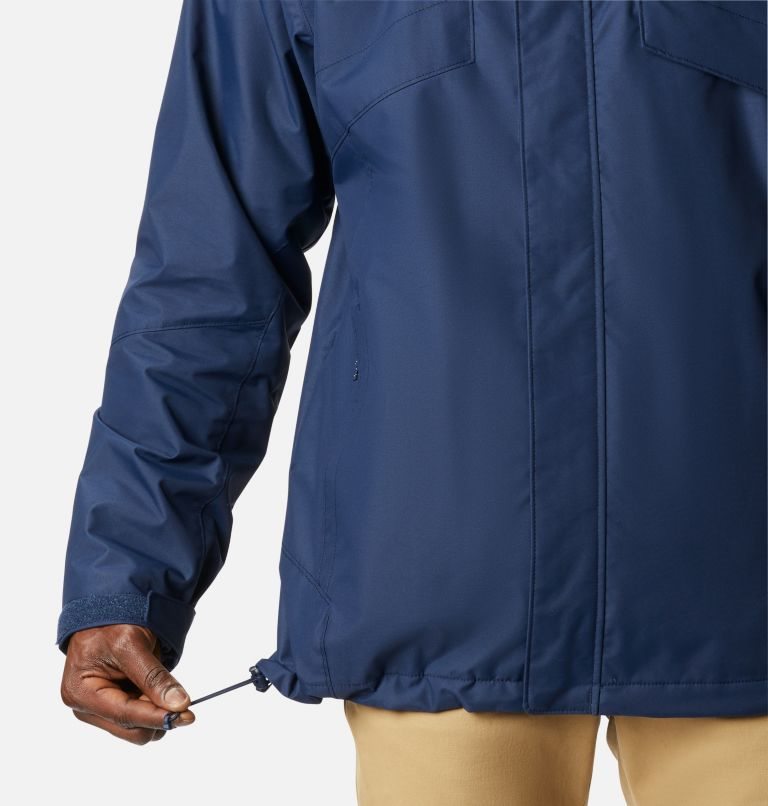 Men's Columbia Bugaboo II Interchange Fleece Jackets Navy | CA-S65L4