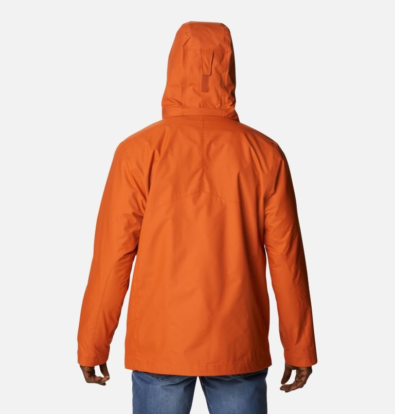 Men's Columbia Bugaboo II Interchange Fleece Jackets Orange | CA-UCA81