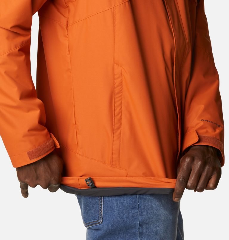 Men's Columbia Bugaboo II Interchange Fleece Jackets Orange | CA-UCA81