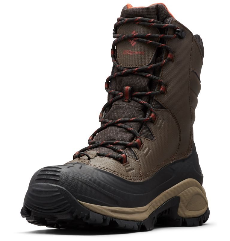 Men's Columbia Bugaboot III Boots Dark Brown | CA-U3CL6