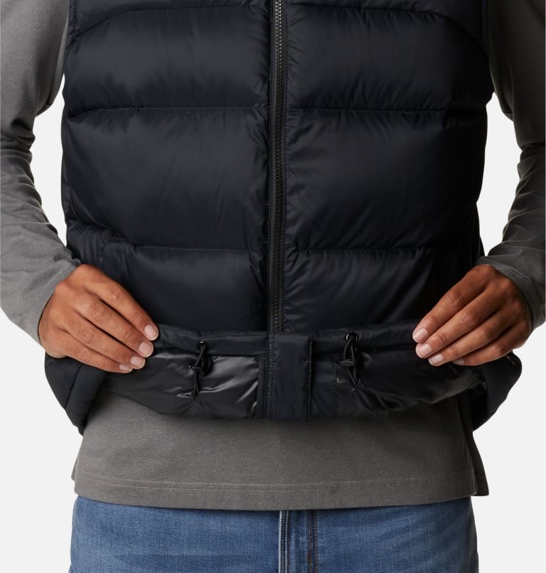 Men's Columbia Bulo Point II Omni-Heat Infinity Down Vest Black | CA-TLA85