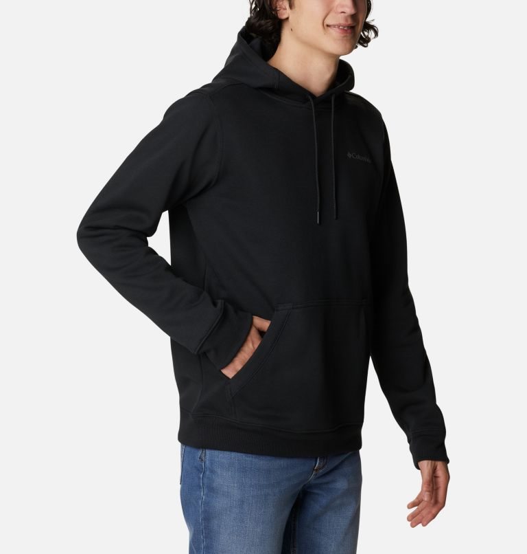 Men's Columbia CSC Basic Logo II Hoodie Black | CA-C83L1